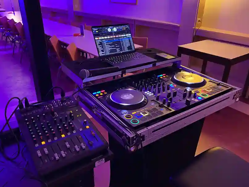 DJ animant un mariage à Chinon